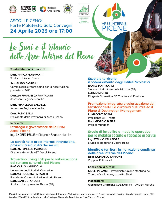 La Snai accende il confronto sul futuro del Piceno: ad Ascoli Piceno un convegno su servizi, sanità, scuola, mobilità e sviluppo territoriale